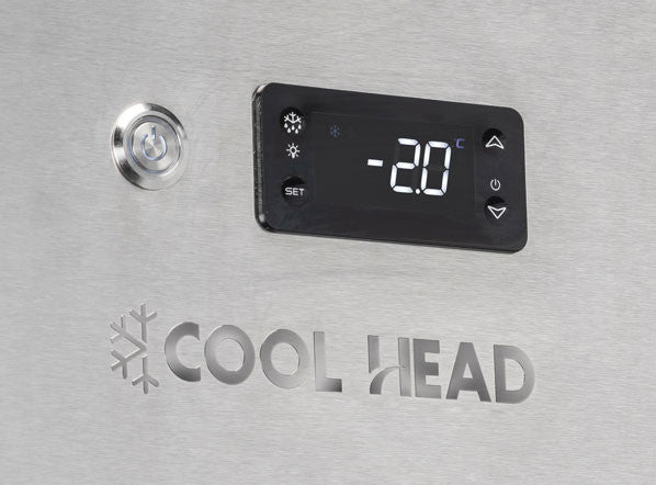 Armoire réfrigérée GN2/1 QR 6 - 546L - Économie d'énergie - Porte automatique - Cool Head 700x823x2075 mm 210 W Coolhead - vue 7 - Armoire réfrigérée positive pro CHR - Cuistéo