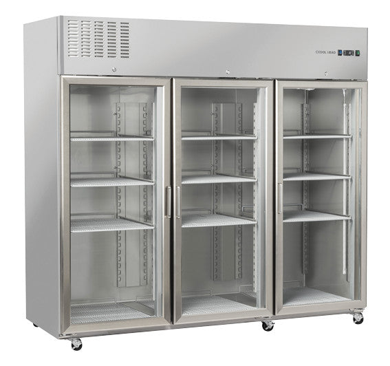 Armoire réfrigérée GN2/1 RCG 1850 - 1900 L -3°C à +10°C 820 mm - Cool Head 1170 W Coolhead - Armoire réfrigérée positive professionnel CHR - matériel cuisine pro - Cuistéo