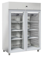 Armoire Réfrigérée Négative 1255 L -15° à -20°C 8 étagères GN2/1 LED R290 - GN2/1 QNG 12 - Cool Head inox 1400x891x2045 mm 729 W Coolhead - Armoire réfrigérée positive professionnel CHR - matériel cuisine pro - Cuistéo
