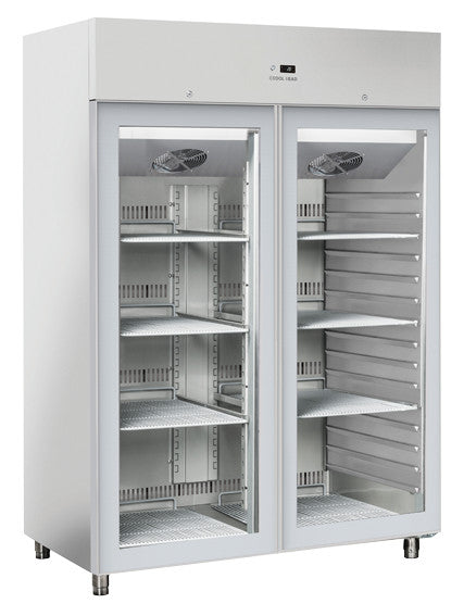 Armoire Réfrigérée Négative 1255 L -15° à -20°C 8 étagères GN2/1 LED R290 - GN2/1 QNG 12 - Cool Head inox 1400x891x2045 mm 729 W Coolhead - Armoire réfrigérée positive professionnel CHR - matériel cuisine pro - Cuistéo