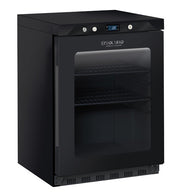 Armoire réfrigérée positive 200 L - Porte vitrée LED thermostat numérique Finition noire - Cool Head 140 W Coolhead - Armoire réfrigérée positive professionnel CHR - matériel cuisine pro - Cuistéo