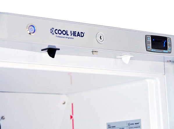 Armoire réfrigérée positive 200L A++ avec thermostat numérique 3 étagères - CR 2 - Cool Head 598x679x838 mm 56 W Coolhead - vue 2 - Armoire réfrigérée positive pro CHR - Cuistéo