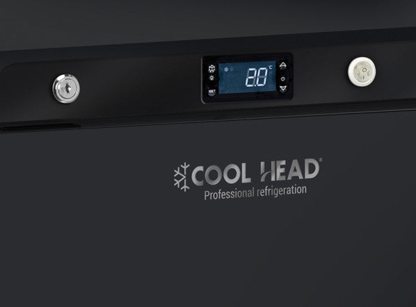 Armoire réfrigérée positive 200L avec porte réversible 2 étagères thermostat numérique - Cool Head 600x625x853 mm 120 W Coolhead - vue 2 - Armoire réfrigérée positive pro CHR - Cuistéo