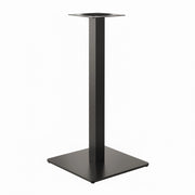 Pied de table Carré Inox Noir - Madrid Mobiliario