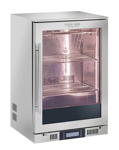 Cave de maturation de viande 148 litres - Cool Head 600x545x900 mm 350 W Coolhead - Armoire réfrigérée professionnel CHR - matériel cuisine pro - Cuistéo