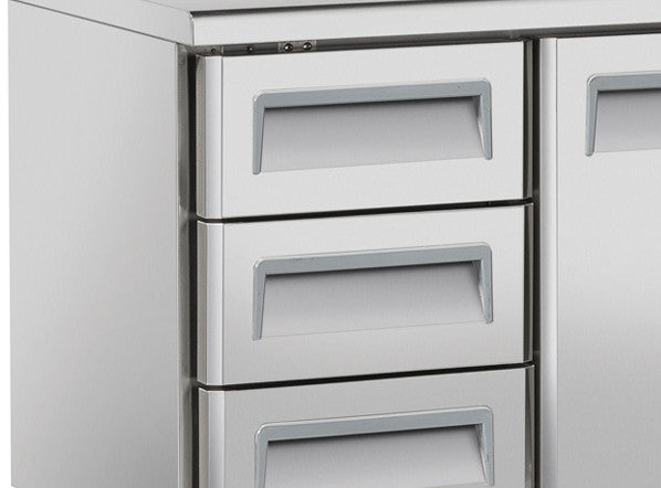 Comptoir réfrigéré - GN1/1 QR 3200 - Cool Head 1800x700x950 mm 400 L 350 W Coolhead - vue 6 - Table réfrigérée positive pro CHR - Cuistéo