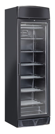Congélateur 300L porte vitrée avec éclairage LED et serrure - TNG 390 CB - Cool Head 600x640x2005 mm 635 W Coolhead - Armoire réfrigérée négative professionnel CHR - matériel cuisine pro - Cuistéo