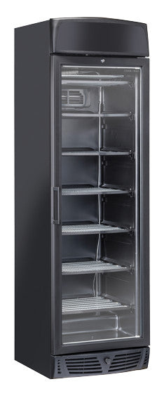 Congélateur 300L porte vitrée avec éclairage LED et serrure - TNG 390 CB - Cool Head 600x640x2005 mm 635 W Coolhead - Armoire réfrigérée négative professionnel CHR - matériel cuisine pro - Cuistéo
