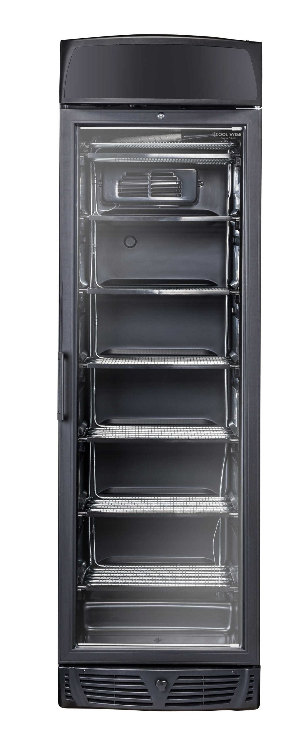 Congélateur 300L porte vitrée avec éclairage LED et serrure - TNG 390 CB - Cool Head 600x640x2005 mm 635 W Coolhead - vue 2 - Armoire réfrigérée négative pro CHR - Cuistéo
