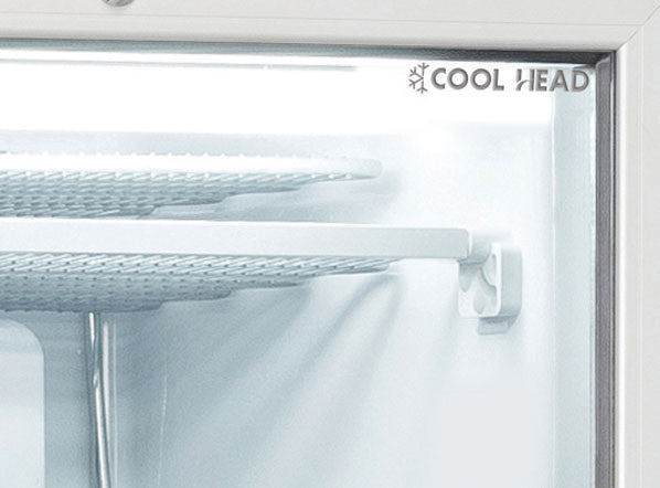 Congélateur 350L porte vitrée avec éclairage LED serrure et contrôle numérique - TNG 480 C - Cool Head 680x655x2090 mm 750 W Coolhead - vue 3 - Armoire réfrigérée négative pro CHR - Cuistéo