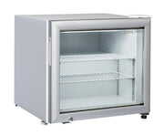 Congélateur 50L porte vitrée avec serrure et verre trempé dimensions 500x540x670mm - Cool Head 156 W Coolhead - Armoire réfrigérée négative professionnel CHR - matériel cuisine pro - Cuistéo
