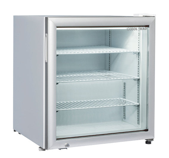 Congélateur 90L porte vitrée avec triple vitrage serrure et ouverture automatique - Cool Head 610x540x685 mm 213 W Coolhead - Armoire réfrigérée négative professionnel CHR - matériel cuisine pro - Cuistéo