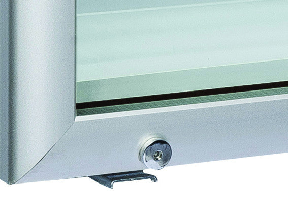 Congélateur 90L porte vitrée avec triple vitrage serrure et ouverture automatique - Cool Head 610x540x685 mm 213 W Coolhead - vue 2 - Armoire réfrigérée négative pro CHR - Cuistéo