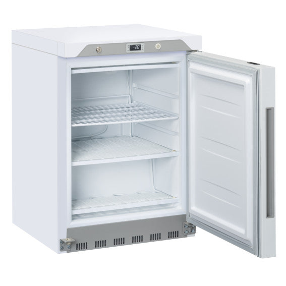 Congélateur professionnel 200 L - Thermostat numérique - Porte réversible - 2 étagères fixes - Faible consommation - Cool Head 130 W Coolhead - Armoire réfrigérée négative professionnel CHR - matériel cuisine pro - Cuistéo