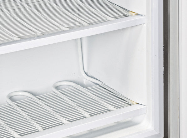 Congélateur professionnel 200 L - Thermostat numérique - Porte réversible - 2 étagères fixes - Faible consommation - Cool Head 130 W Coolhead - vue 5 - Armoire réfrigérée négative pro CHR - Cuistéo