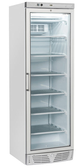 Congélateur professionnel 300L porte vitrée avec éclairage LED thermostat numérique et sécurité renforcée - Cool Head 600x630x1870 mm 620 W Coolhead - Armoire réfrigérée négative professionnel CHR - matériel cuisine pro - Cuistéo
