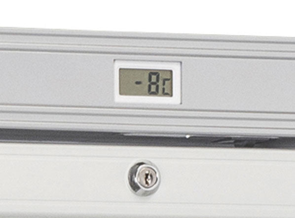 Congélateur professionnel 300L porte vitrée avec éclairage LED thermostat numérique et sécurité renforcée - Cool Head 600x630x1870 mm 620 W Coolhead - vue 2 - Armoire réfrigérée négative pro CHR - Cuistéo