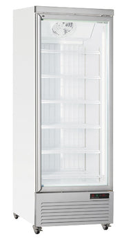 Congélateur professionnel 560 L porte vitrée éclairage LED 6 étagères réglables verrou RFG 750 - Cool Head inox 750x760x2040 mm 580 W Coolhead - Armoire réfrigérée négative professionnel CHR - matériel cuisine pro - Cuistéo