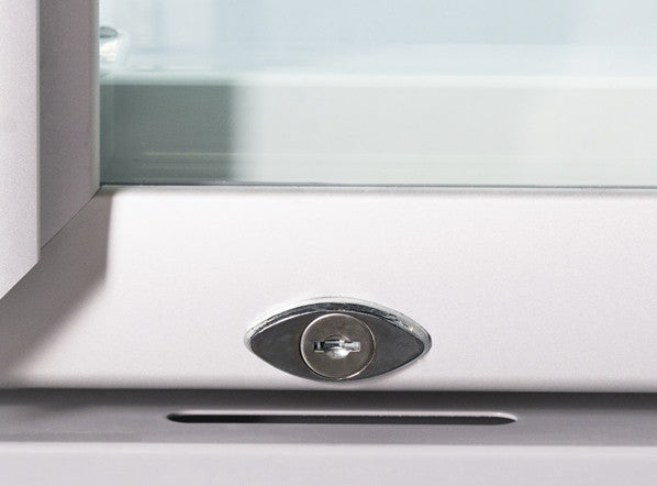 Congélateur professionnel 560 L porte vitrée éclairage LED 6 étagères réglables verrou RFG 750 - Cool Head inox 750x760x2040 mm 580 W Coolhead - vue 4 - Armoire réfrigérée négative pro CHR - Cuistéo