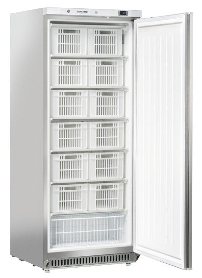 Congélateur professionnel 600L A++ - 13 paniers - Thermoformé - R290 - Alarme haute température - Cool Head 775x729x1900 mm 215 W Coolhead - Armoire réfrigérée négative professionnel CHR - matériel cuisine pro - Cuistéo