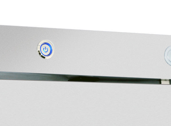 Congélateur ventilé en ABS 200L thermostat numérique porte vitrée alarme température R290 - Cool Head 598x699x839 mm 230 W Coolhead - vue 3 - Armoire réfrigérée négative pro CHR - Cuistéo
