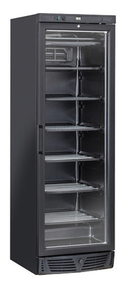 Congélateur vitré 300L avec éclairage LED serrure et thermostat - TNG 390 B - Cool Head 600x630x1870 mm 620 W Coolhead - Armoire réfrigérée négative professionnel CHR - matériel cuisine pro - Cuistéo