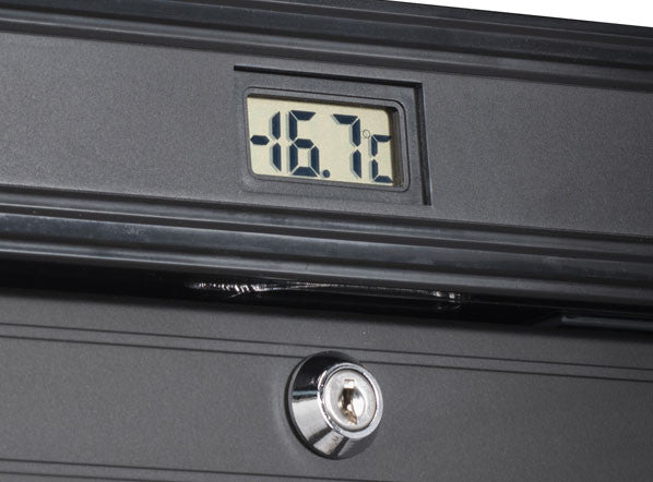 Congélateur vitré 300L avec éclairage LED serrure et thermostat - TNG 390 B - Cool Head 600x630x1870 mm 620 W Coolhead - vue 3 - Armoire réfrigérée négative pro CHR - Cuistéo