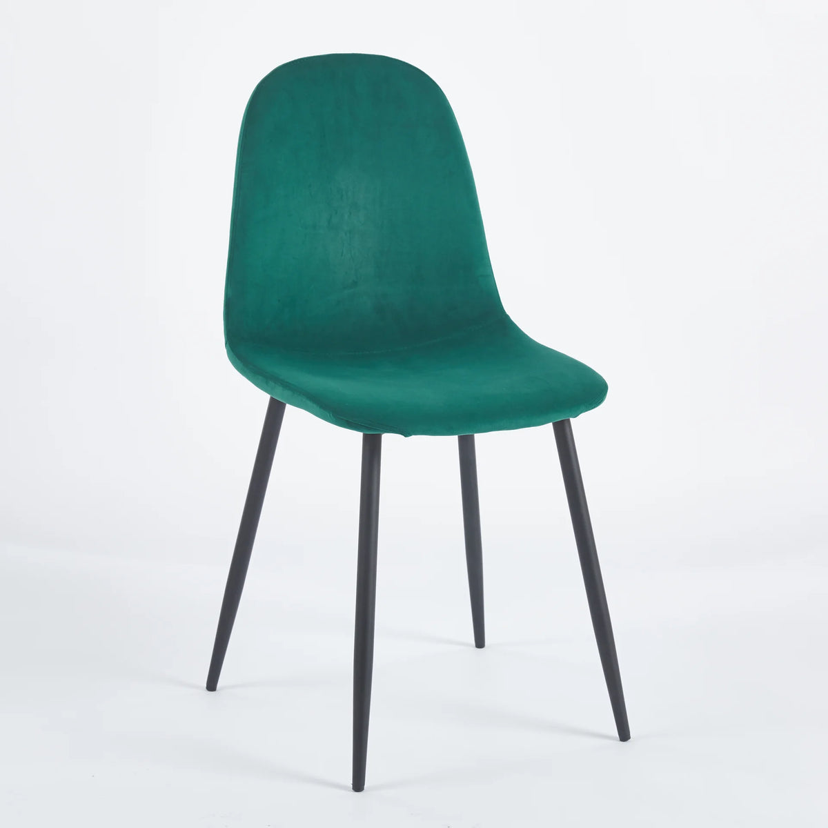 Chaise SIMP Velours - Vert - Madrid Mobiliario