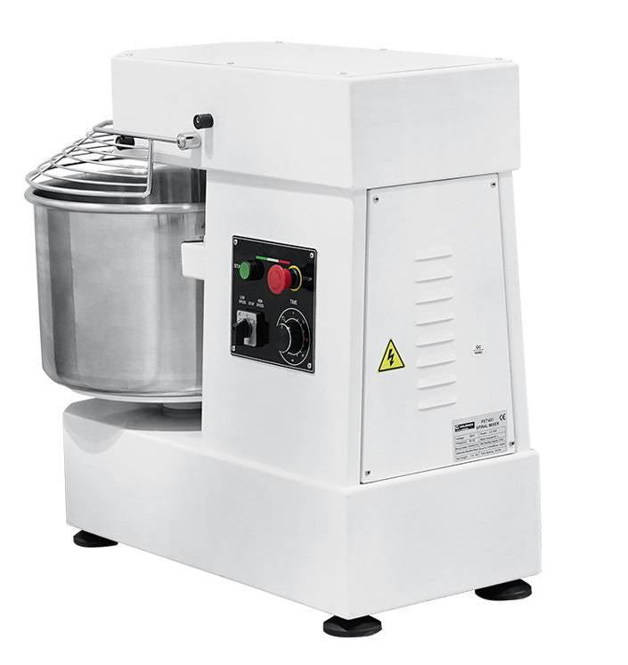 Pétrin à spirale 30 L - 2 vitesses - 1,1 kW 230 V - Unninox