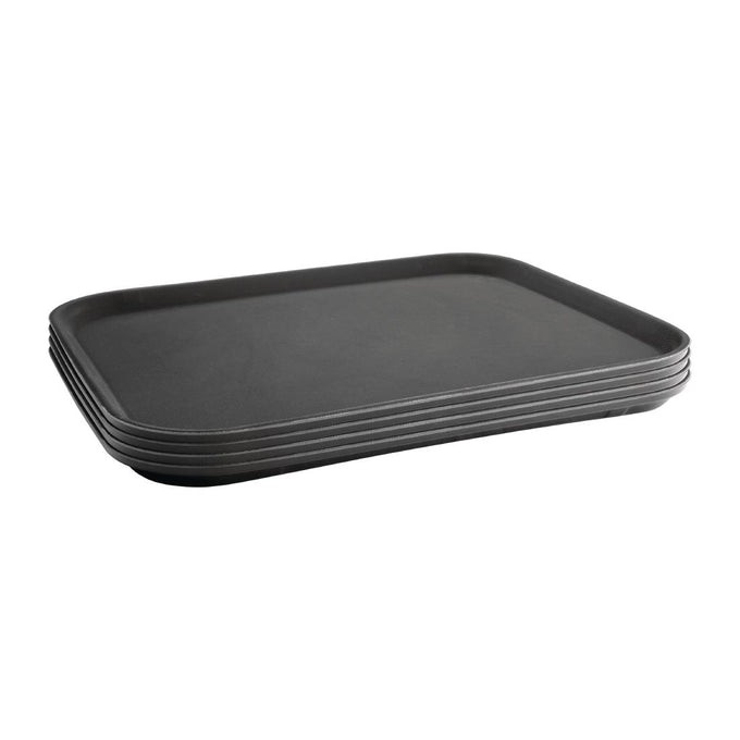 Plateau antidérapant en plastique Kristallon rectangulaire 380 × 510 mm - Olympia