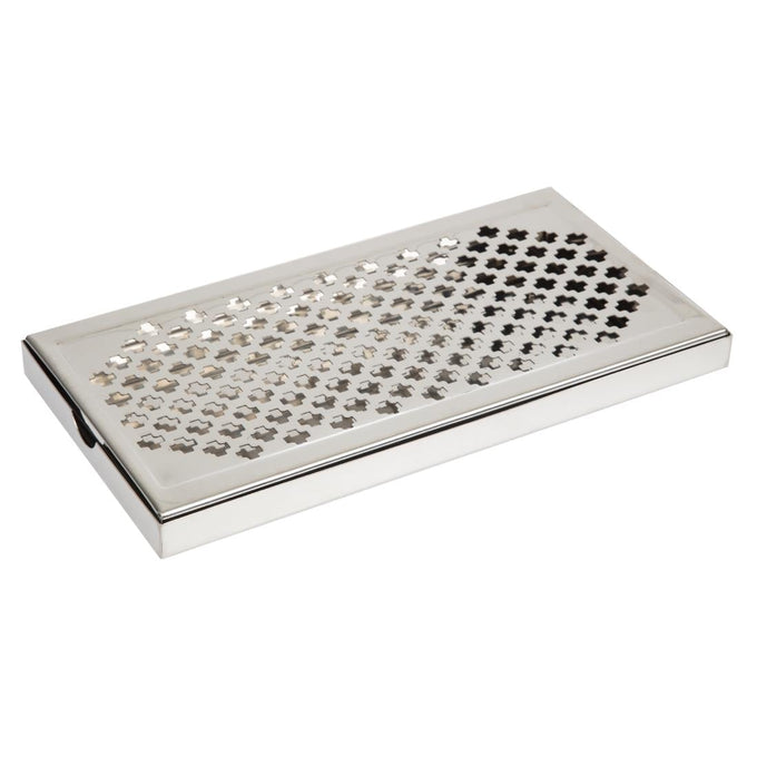 Bac récepteur de bar inox 300 × 150 mm - Beaumont