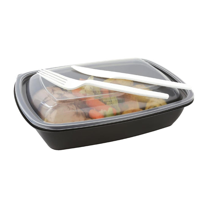 Barquettes alimentaires moyennes rectangulaires 900 ml (lot de 300) - FastPac