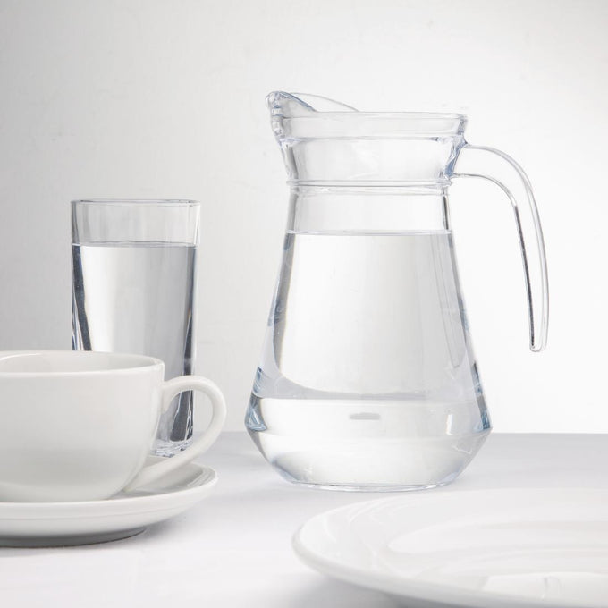 Pichet en verre 1 L (lot de 6) - Olympia