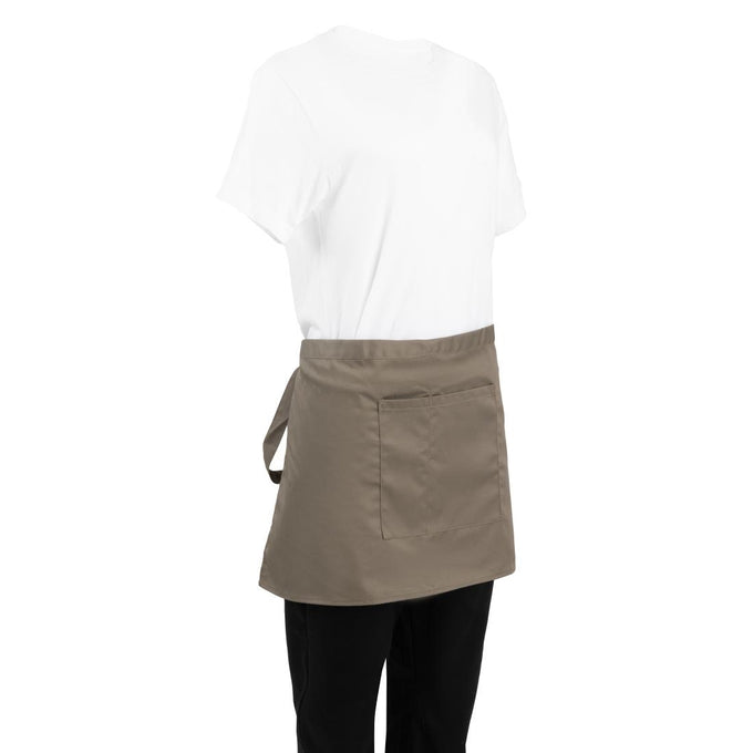 Tablier court Bistro vert olive - Whites Chefs Clothing