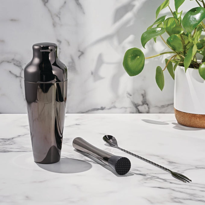Pilon inox bout en silicone plaqué titane - Olympia