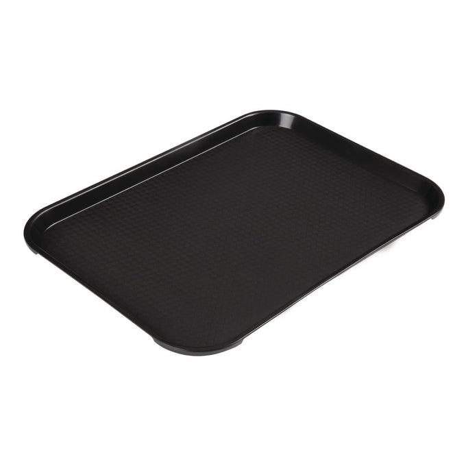 Plateau en polypropylène Fast Food noir 410 mm - Cambro