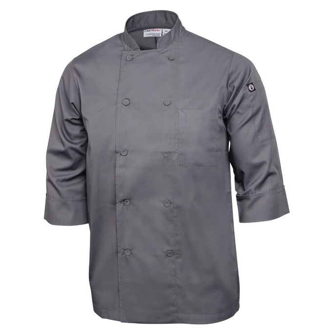 Veste de cuisine mixte grise - Chef Works