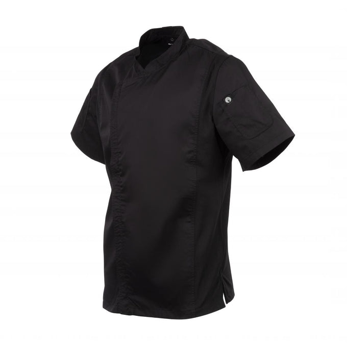 Veste de cuisine mixte Cool Vent Urban Springfield noire - Chef Works