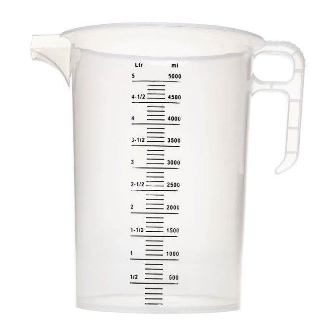 Pichet mesureur en polypropylène 5 L - Pro-Measures