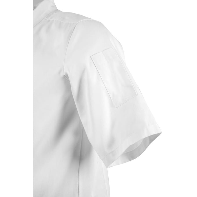 Veste de cuisine mixte col officier blanche - Southside