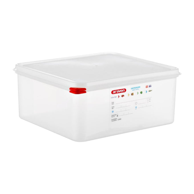 Boîtes alimentaires en polypropylène GN 2/3 13,5 L (lot de 4) - Araven