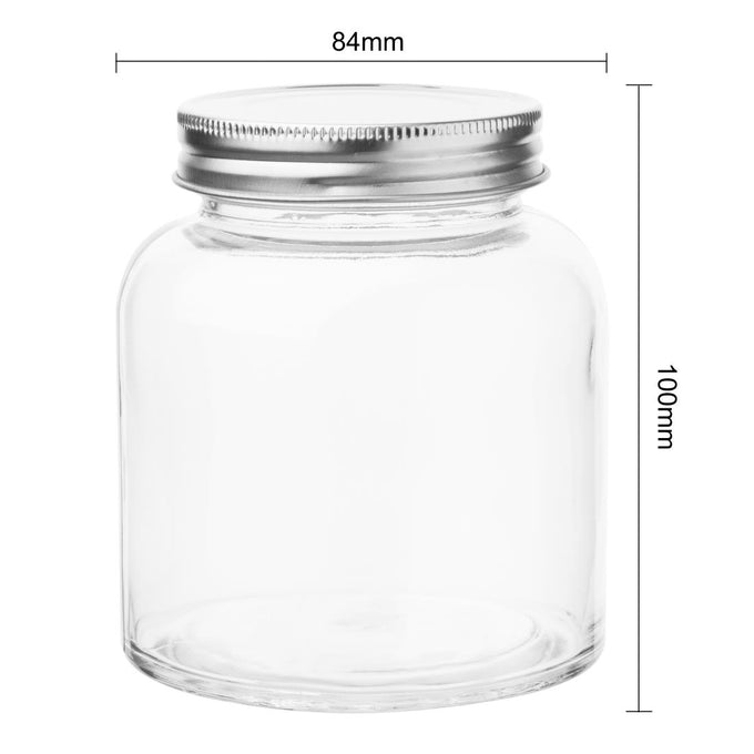 Bocaux à conserves en verre avec couvercle à visser 330 ml (lot de 6) - Vogue