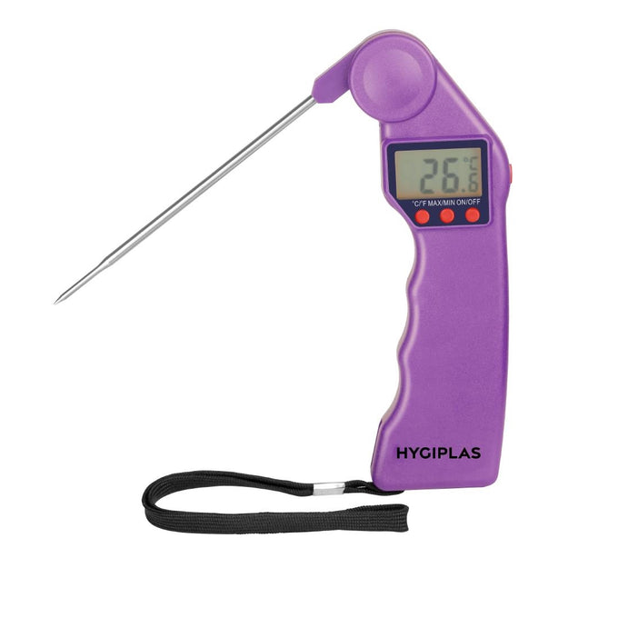 Thermomètre à code couleur Easytemp violet - Hygiplas