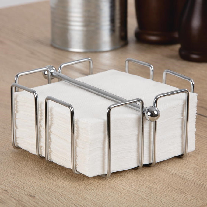 Porte-serviettes cocktail lesté 140 × 140 mm - Olympia