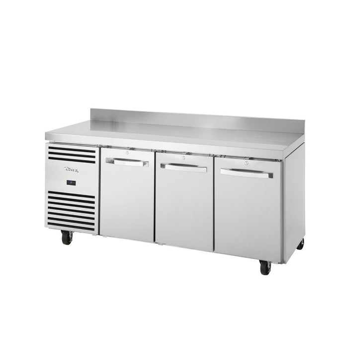 Table réfrigérée positive 3 portes GN 1/1 avec dosseret TCR1/3 - 435 L - True