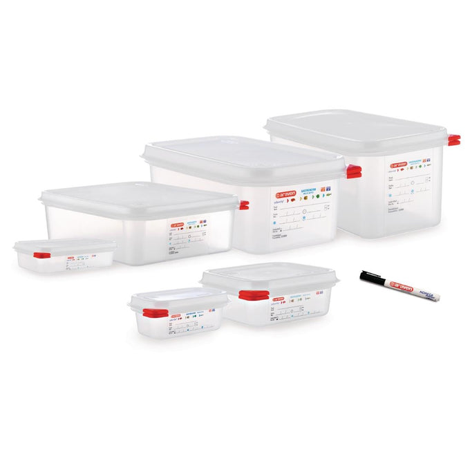 Boîte alimentaire GN 1/3 6 L (lot de 4) - Araven