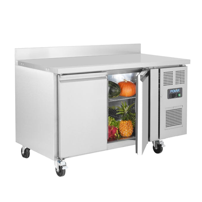Table réfrigérée négative avec dosseret Série U 2 portes 282 L - Polar