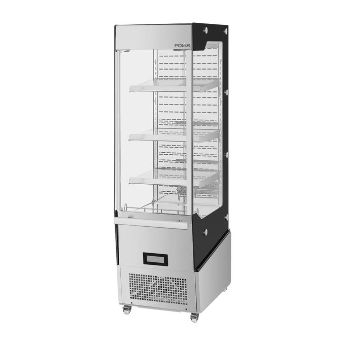 Vitrine réfrigérée positive libre-service Slimline série G avec porte 220 L - Polar