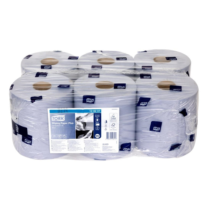 Bobines bleues pour distributeur à dévidage central (lot de 6) - Tork