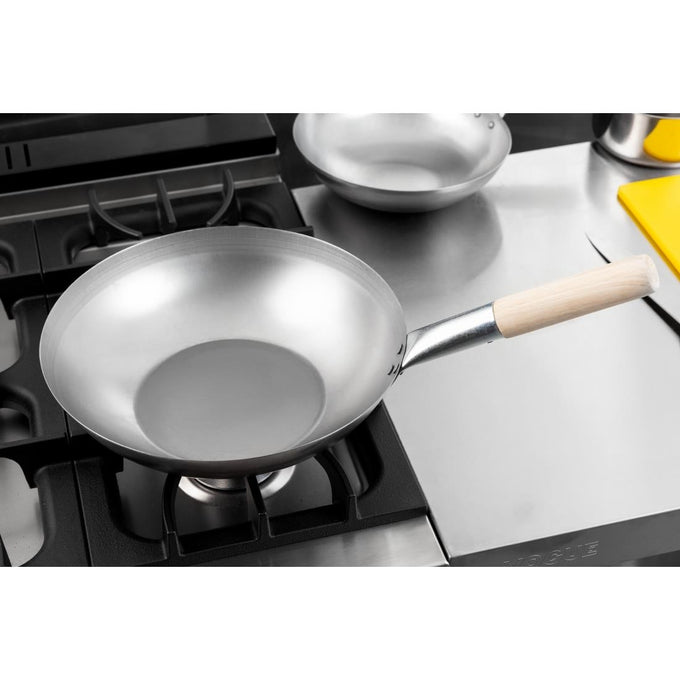 Wok en acier doux 330 mm - Vogue